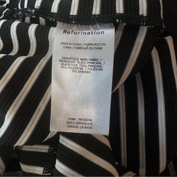 Reformation Olina Stripped Pant - Picture 5 of 5